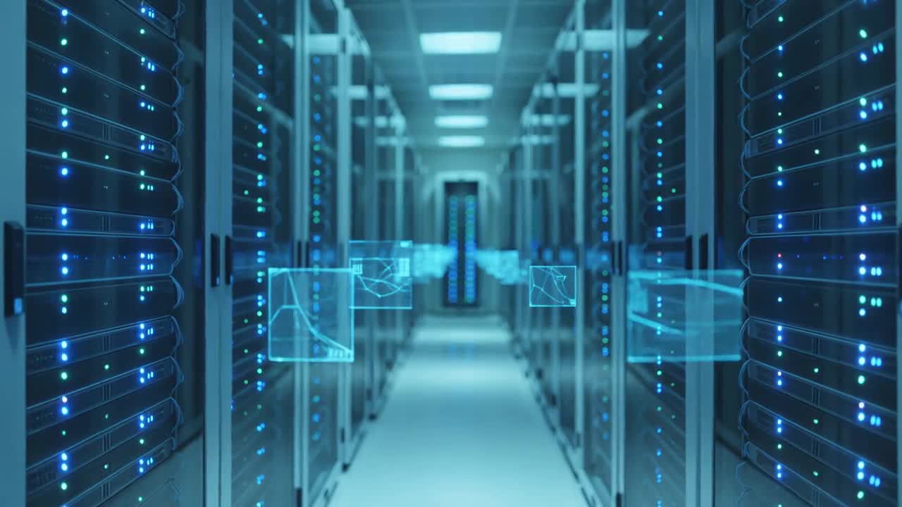 IT Server Room Background